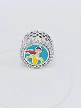 Pandora Run Disney 10K Pendant Dangle Charm Tiana S925 Sterling Silver Dangle